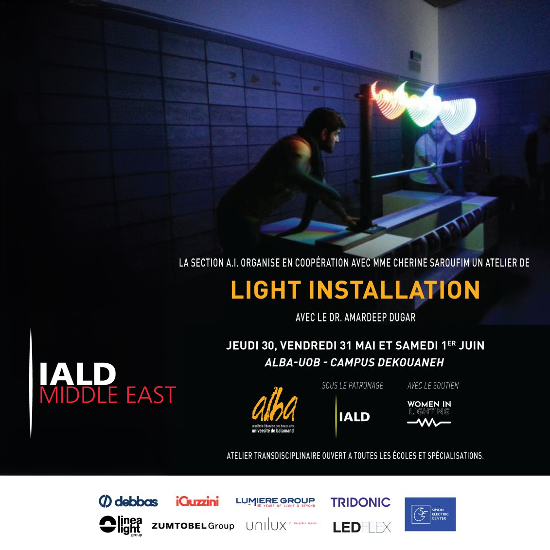 IALD Middle East: "Light Installation" Workshop